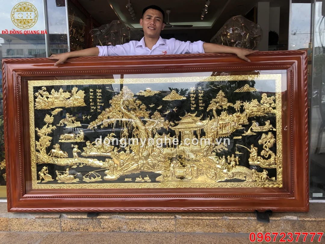 Tranh đồng quê hợp với tuổi nào với cảnh làng quê Việt Nam tranh đồng quê hợp với tuổi nào với cảnh làng quê Việt Nam