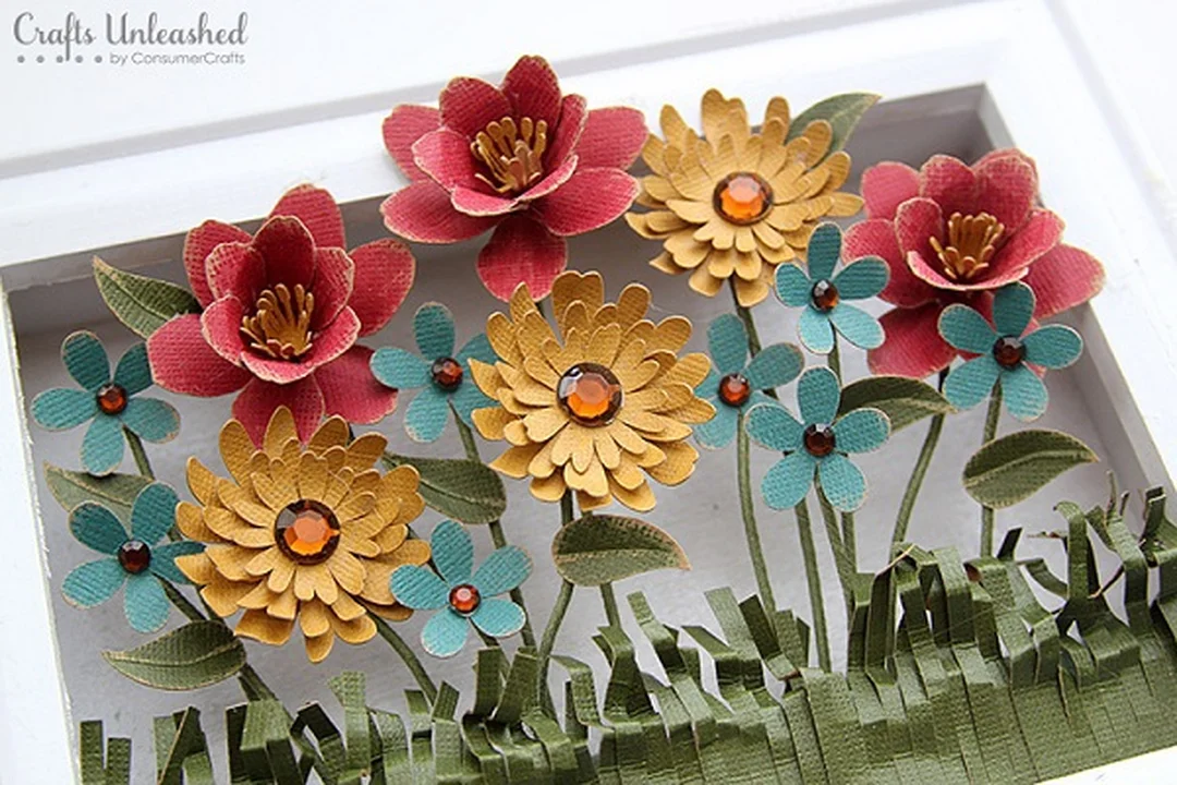 tranh hoa giấy 3D bằng giấy trang trí handmade