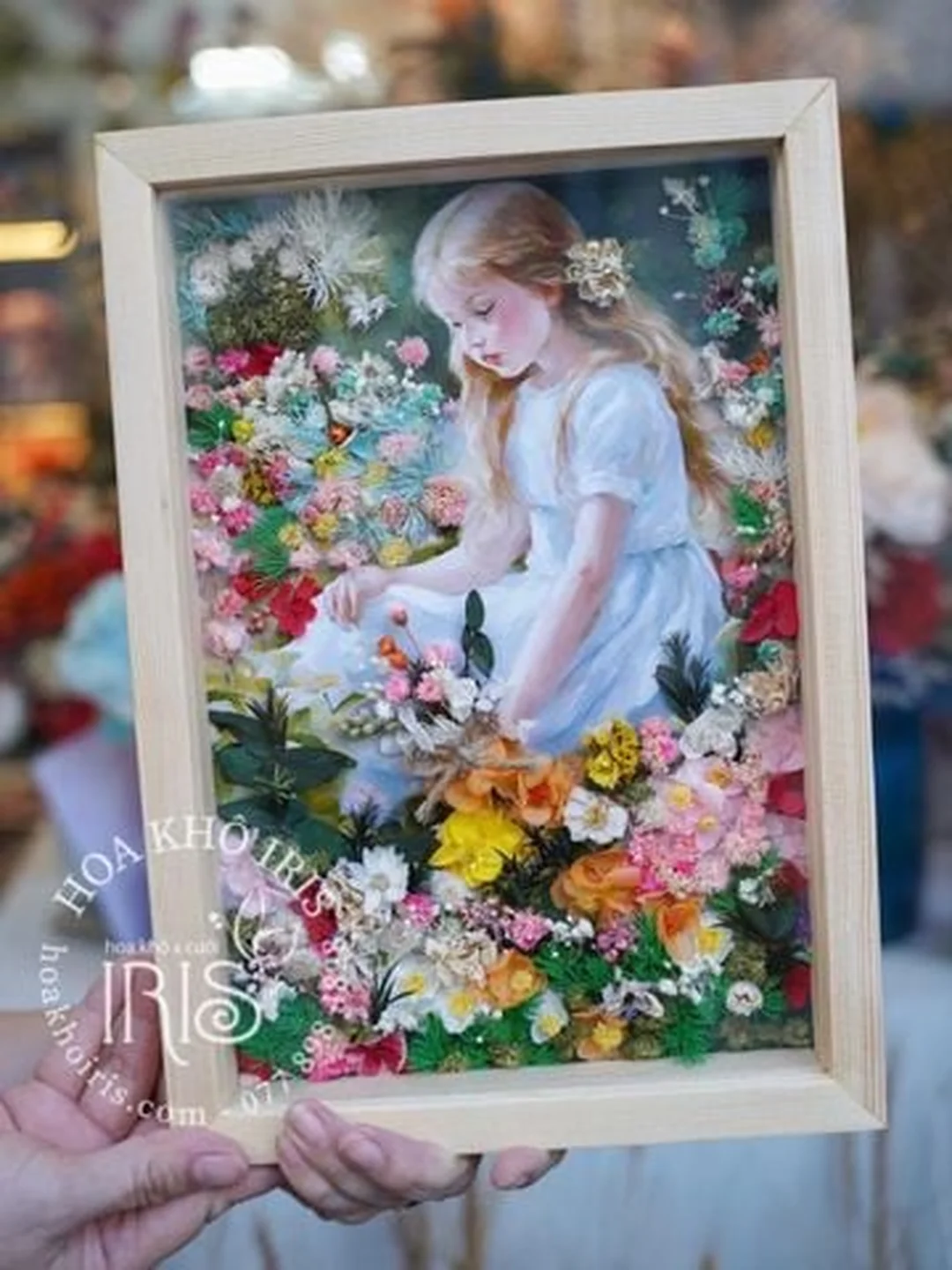 Tranh hoa khô khung mica trang trí phòng khách tranh hoa khô khung mica trang trí phòng khách