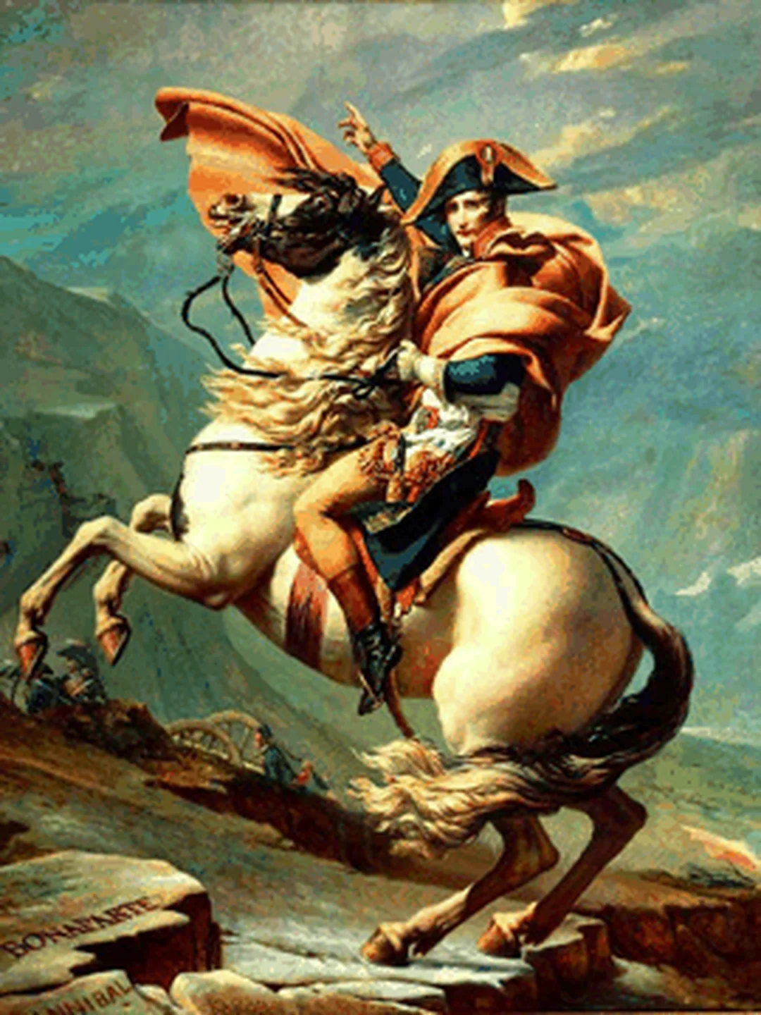 Tranh nghệ thuật 3D Napoleon tranh nghệ thuật 3d Napoleon với hiệu ứng nổi