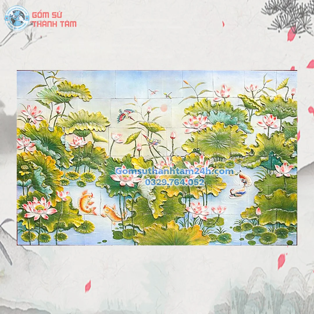 Tranh nghệ thuật cao cấp tâm lương chủ đề hoa sen tranh nghệ thuật cao cấp tâm lương hoa sen chất liệu cao cấp