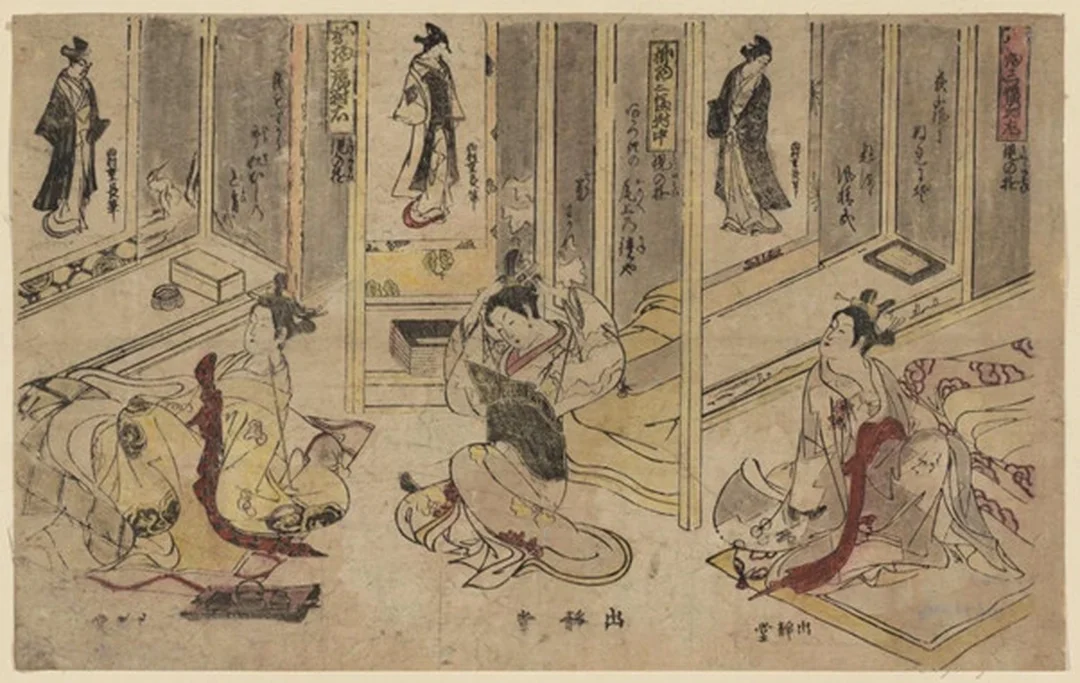 tranh nghệ thuật nhật bản phong cách cổ điển thời Edo và Meiji