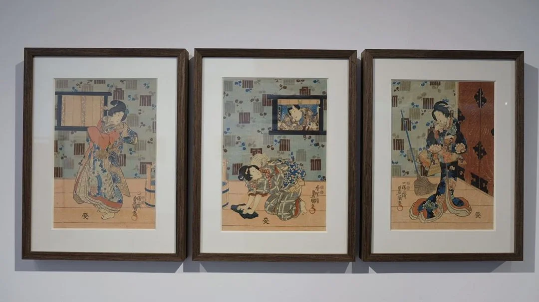 tranh nghệ thuật nhật bản phong cách khắc gỗ ukiyo e