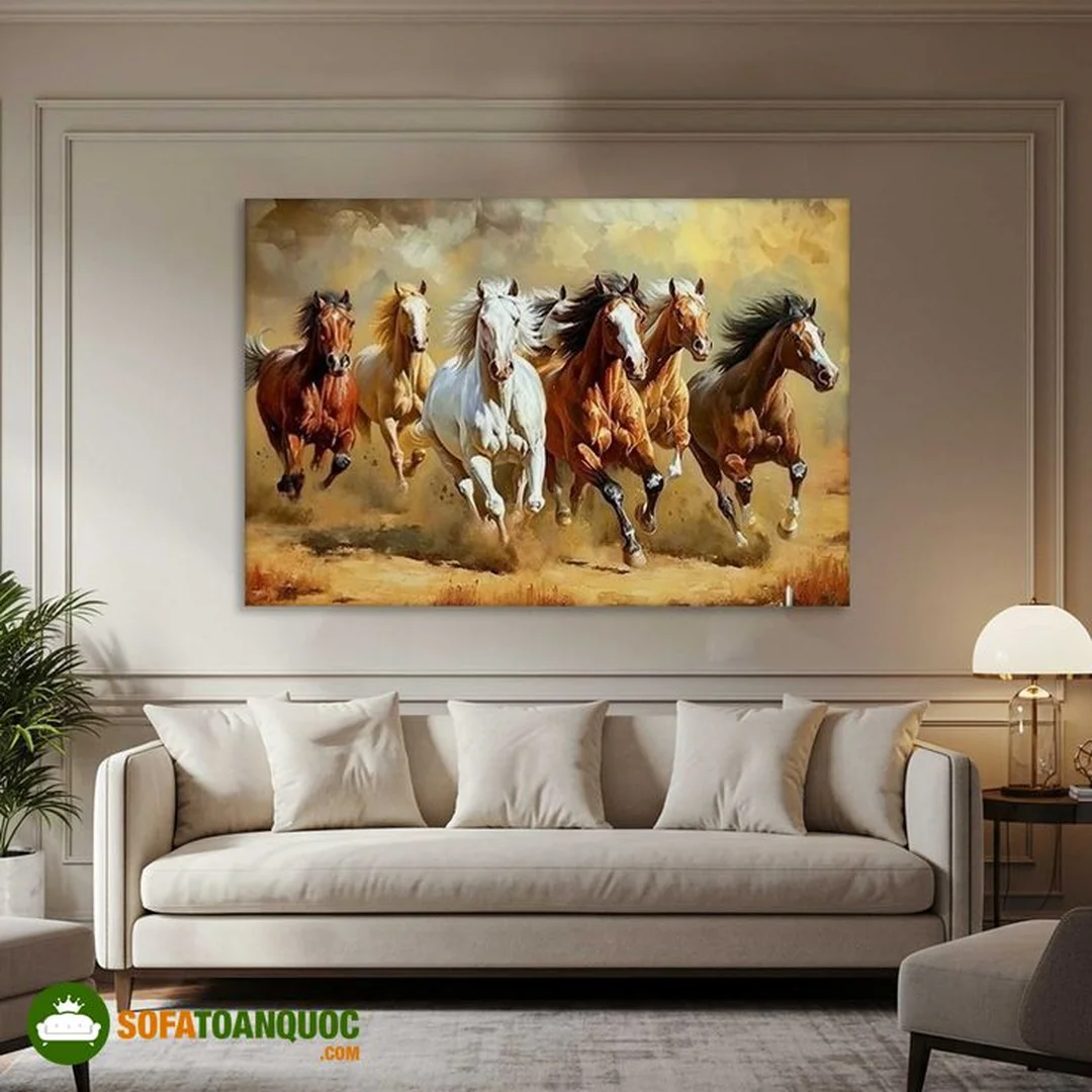 Tranh nghệ thuật treo phòng khách phong cách Indochine tranh nghệ thuật treo phòng khách phong cách indochine sau sofa