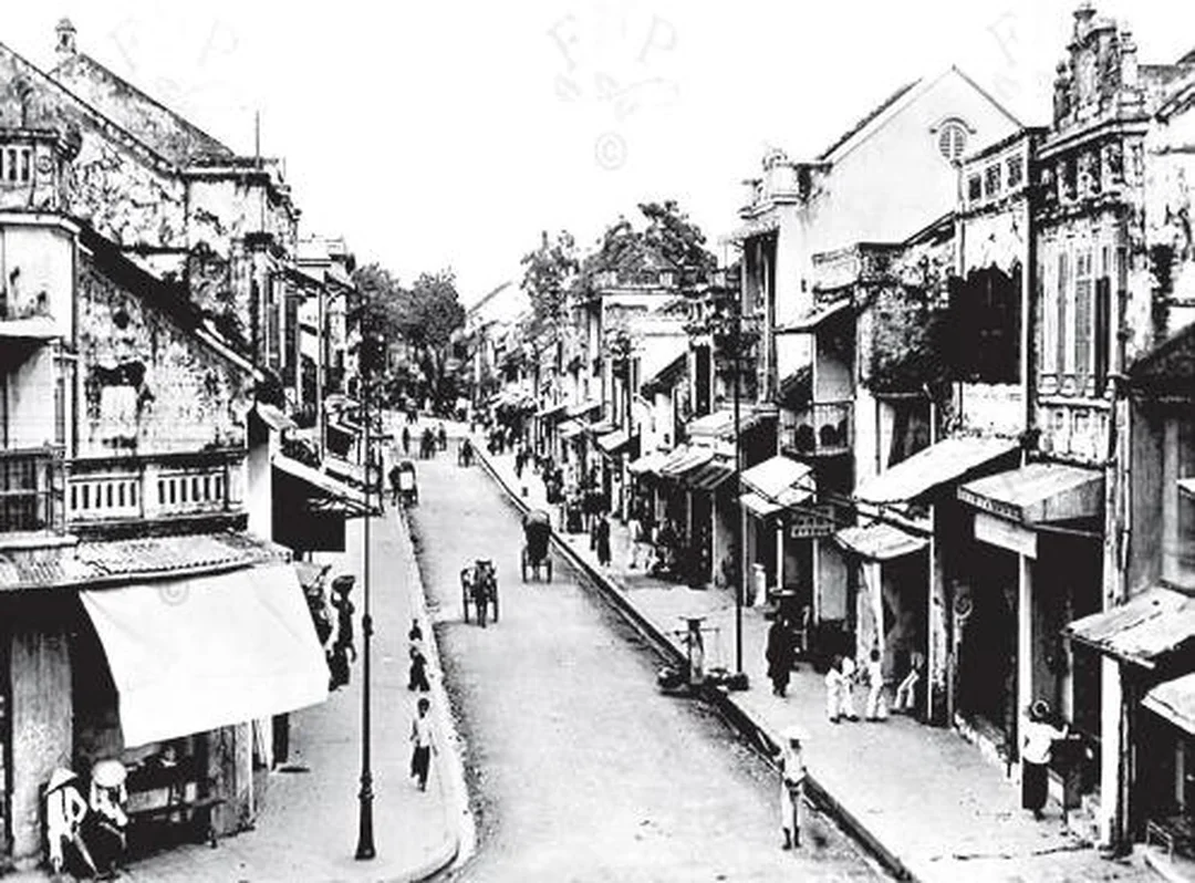 Tranh phố cổ đen trắng hàng Bạc Hà Nội xưa tranh phố cổ đen trắng hàng Bạc Hà Nội xưa