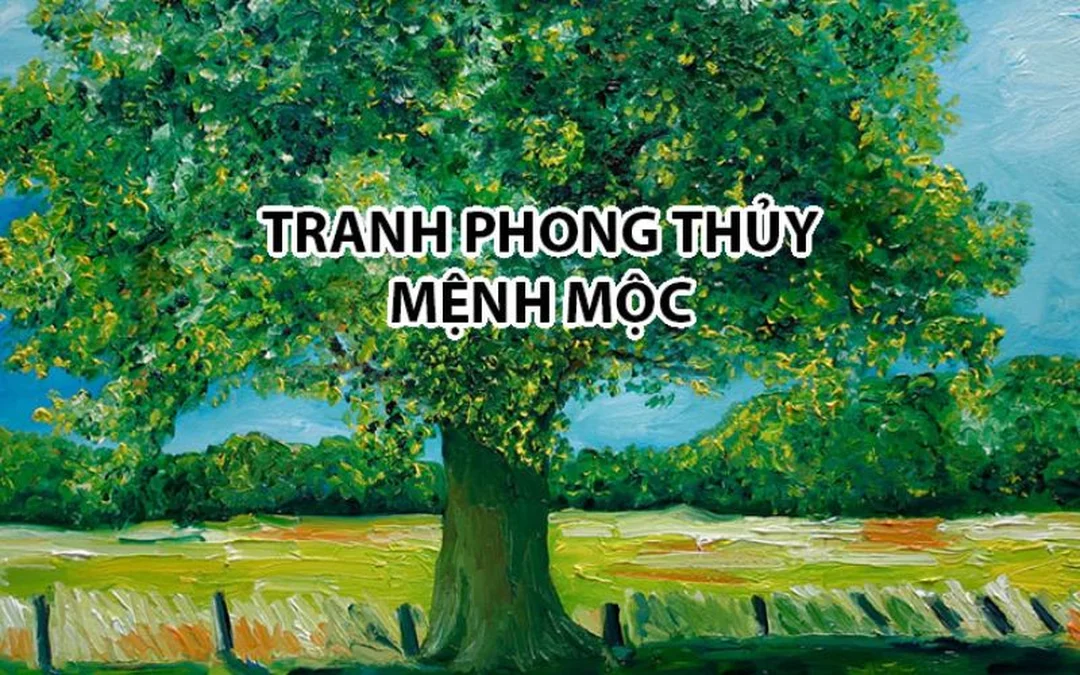 tranh phong thủy cho người mệnh mộc 1988 với cảnh sơn thủy xanh hợp phòng khách