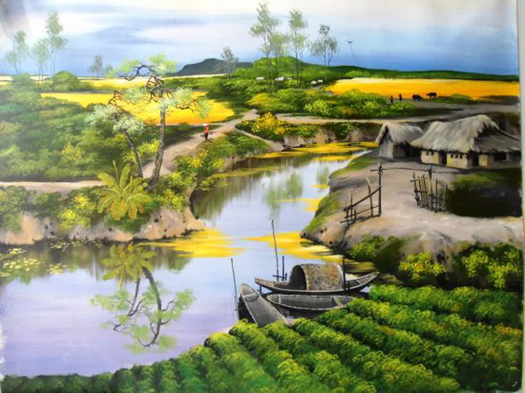 tranh phong thủy hợp tuổi mùi theo tam hợp Hợi Mão Mùi