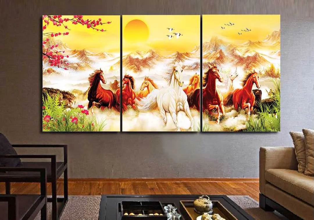 Tranh phong thủy mã đáo thành công treo phòng làm việc tranh phong thủy mã đáo thành công treo phòng làm việc