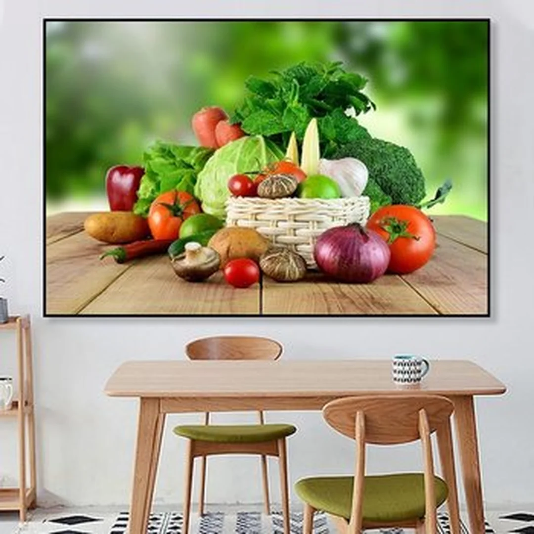 tranh phong thủy nhà bếp kích thước nhỏ cho phòng ăn