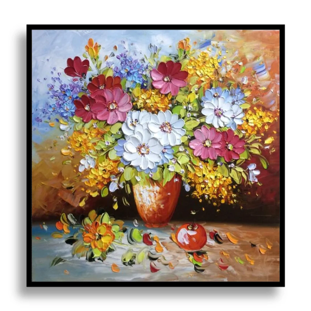 Tranh sơn dầu đẹp decor hiện đại kích thước vuông tranh sơn dầu đẹp decor hiện đại kích thước vuông