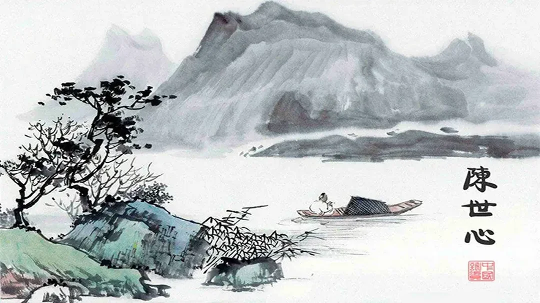 Tranh thủy mặc Việt Nam sông nước Tranh thủy mặc Việt Nam sông nước cần treo nơi thoáng và tránh ẩm