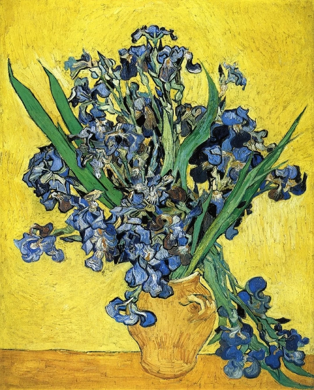 Tranh tĩnh vật hoa diên vĩ của Vincent van Gogh tranh tĩnh vật của các họa sĩ nổi tiếng với hoa diên vĩ của Van Gogh