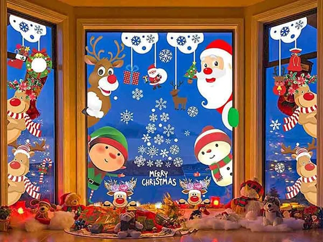 tranh trang trí noel phong cách ấm áp cho nhà ở
