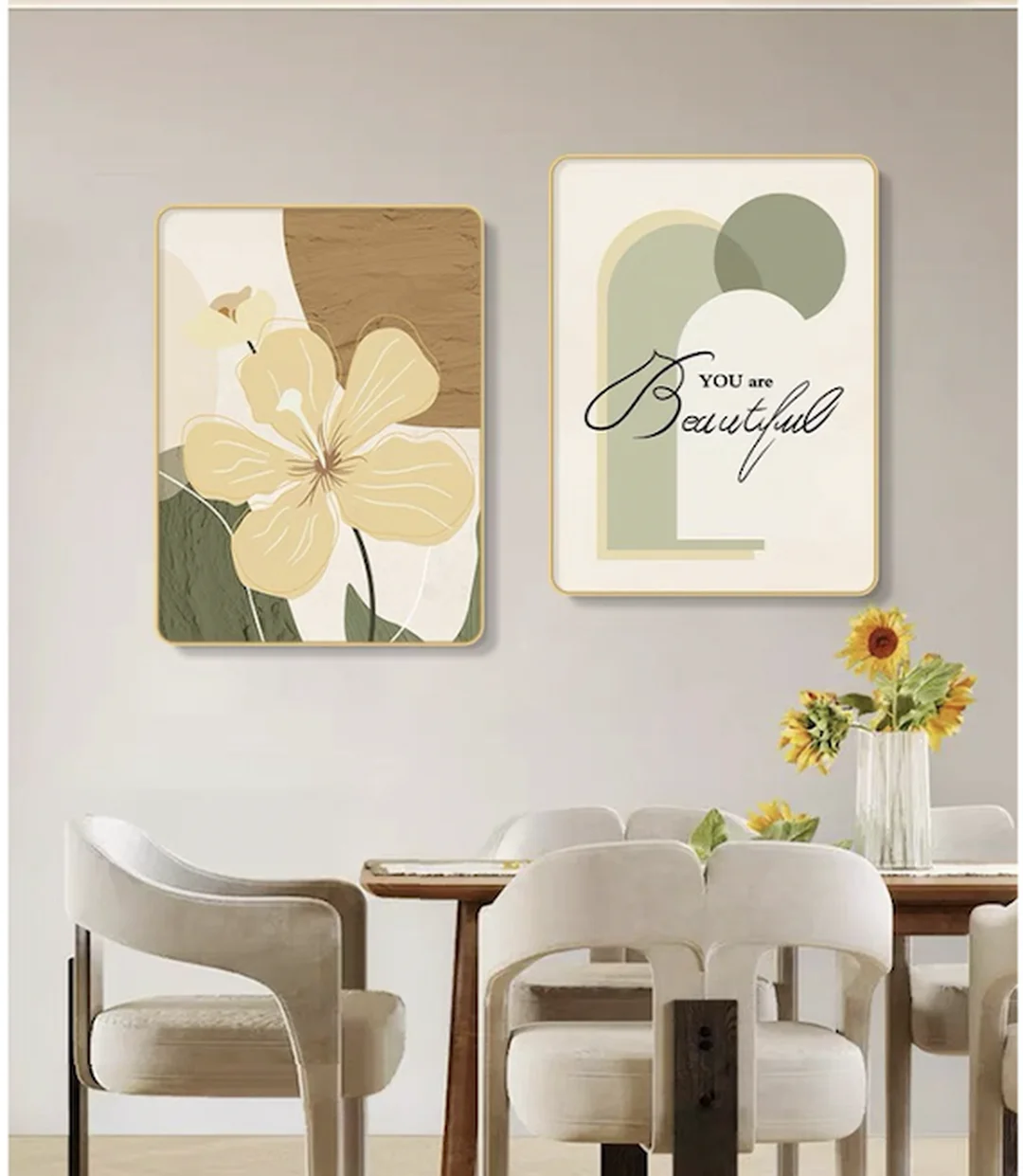 Tranh treo tường canvas nghệ thuật tông sáng tranh treo tường canvas nghệ thuật với tông màu sáng