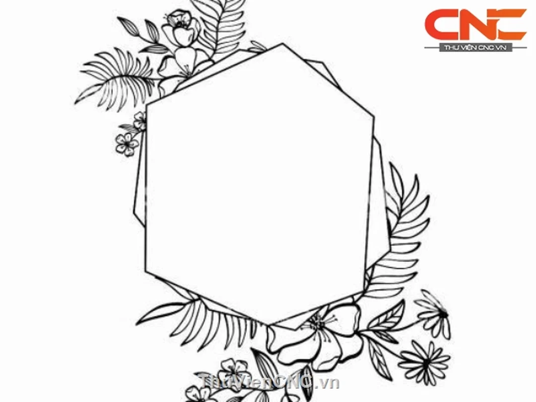 Mẫu vẽ khung tranh hoa văn CNC vẽ khung tranh CNC hoa văn cho khung trang trí