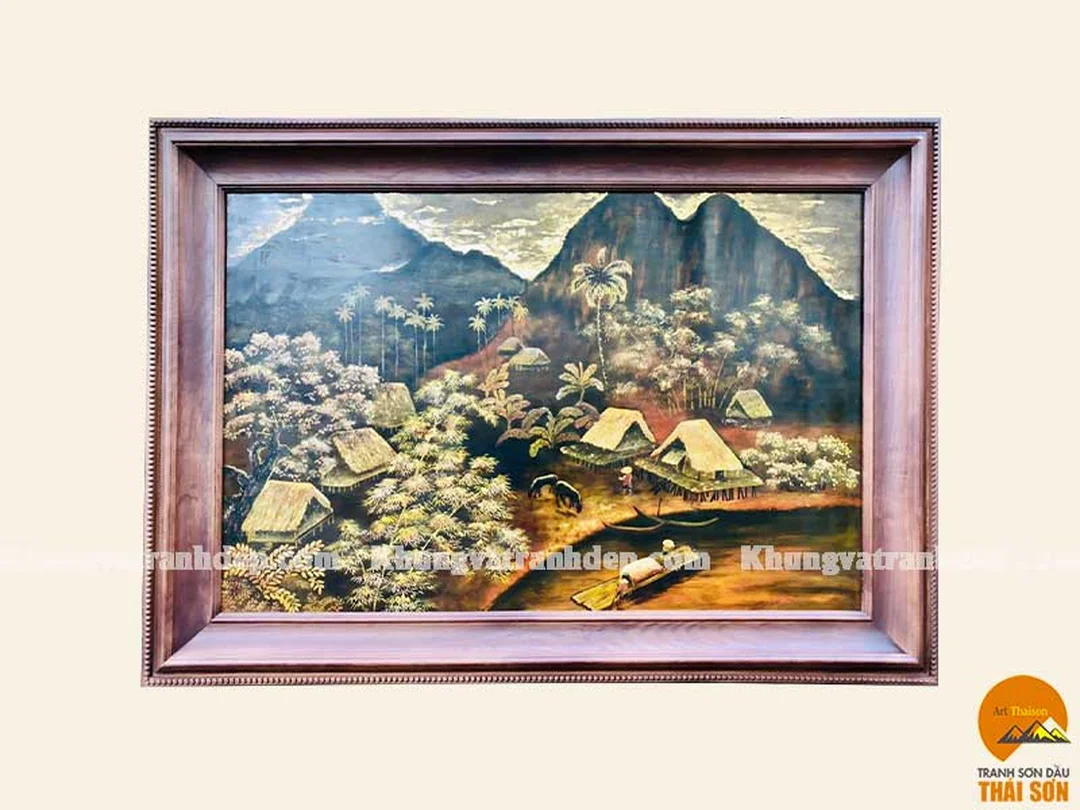 Khung tranh sơn mài sang trọng cho vẽ khung tranh đẹp vẽ khung tranh đẹp với khung tranh sơn mài sang trọng