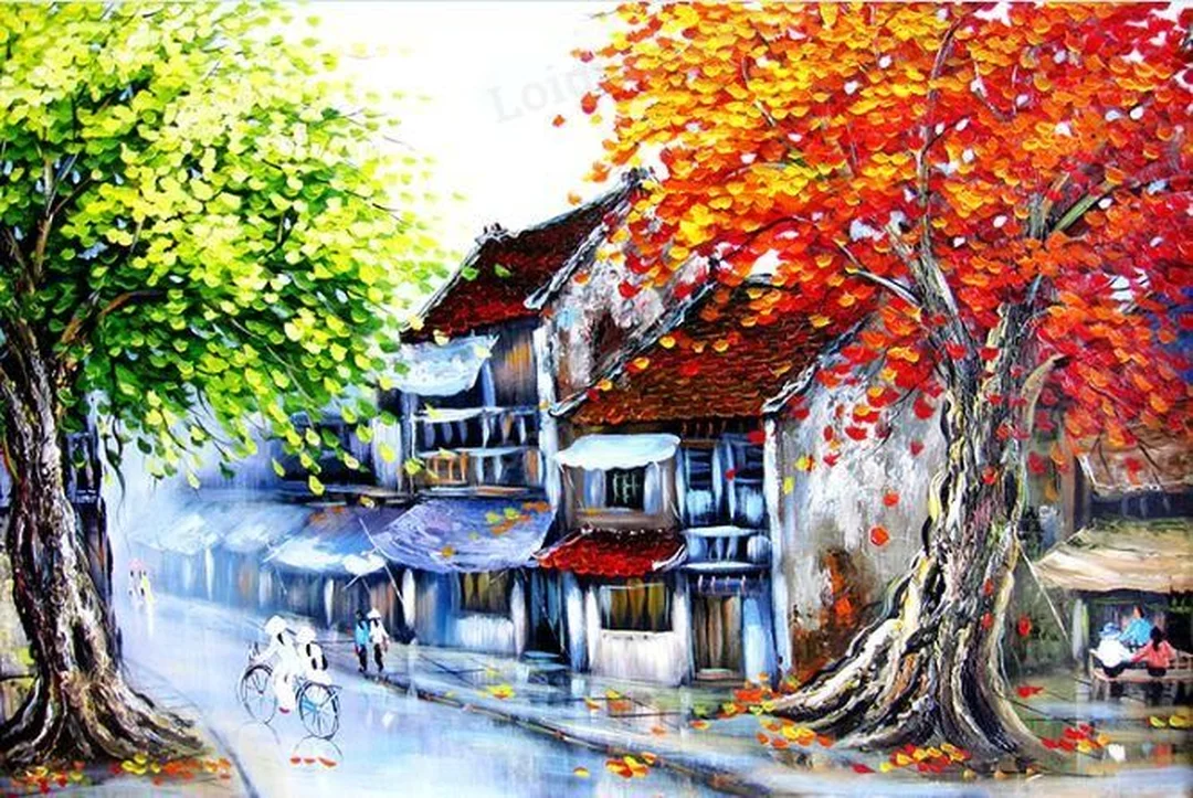 Minh họa bài vẽ tranh phong cảnh lớp 7 vẽ tranh phong cảnh lớp 7 minh họa từ bài học mỹ thuật