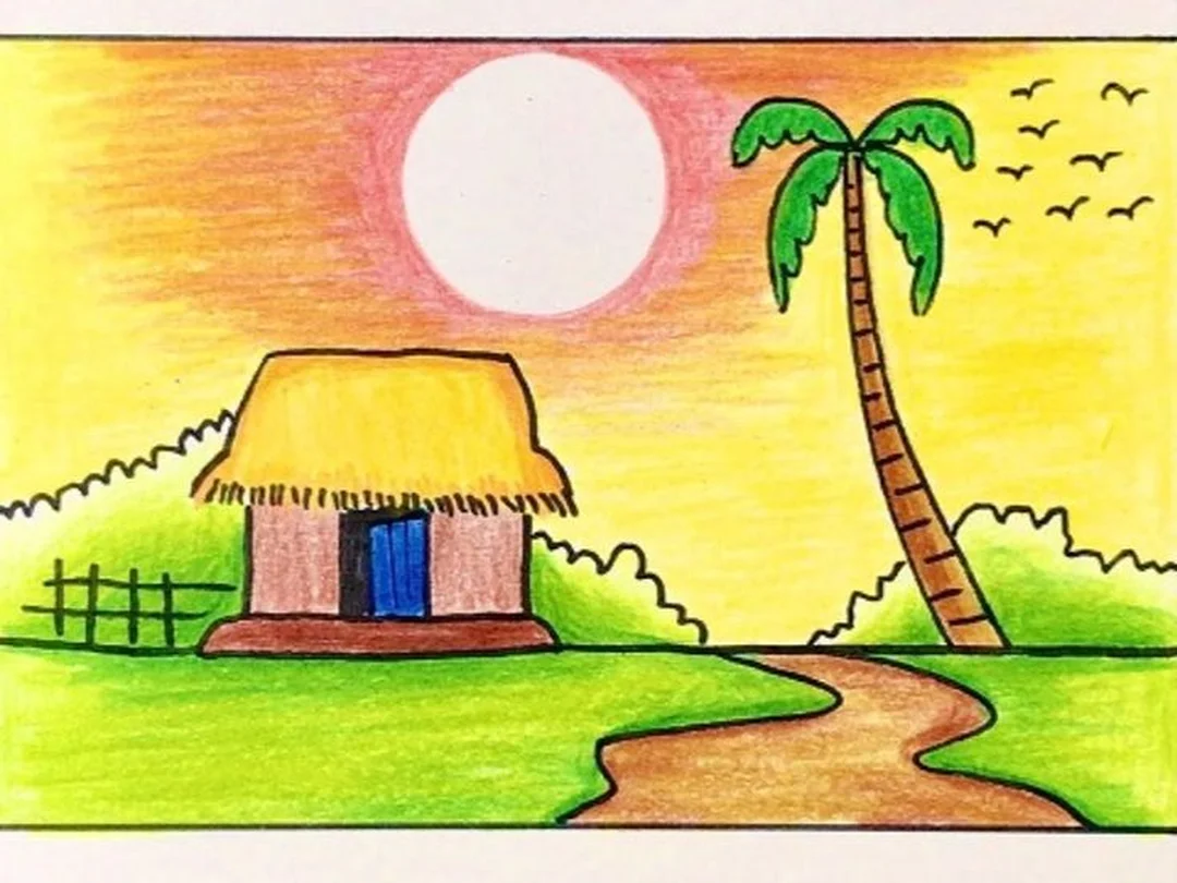 Vẽ tranh phong cảnh quê hương đẹp nhất tránh lỗi bố cục rối vẽ tranh phong cảnh quê hương đẹp nhất tránh lỗi bố cục rối