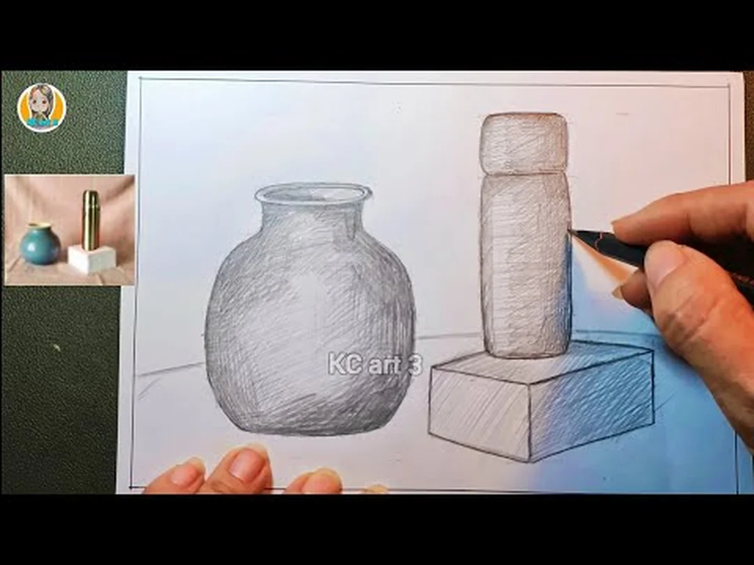 vẽ tranh tĩnh vật lớp 8 diễn tả đậm nhạt bằng chì