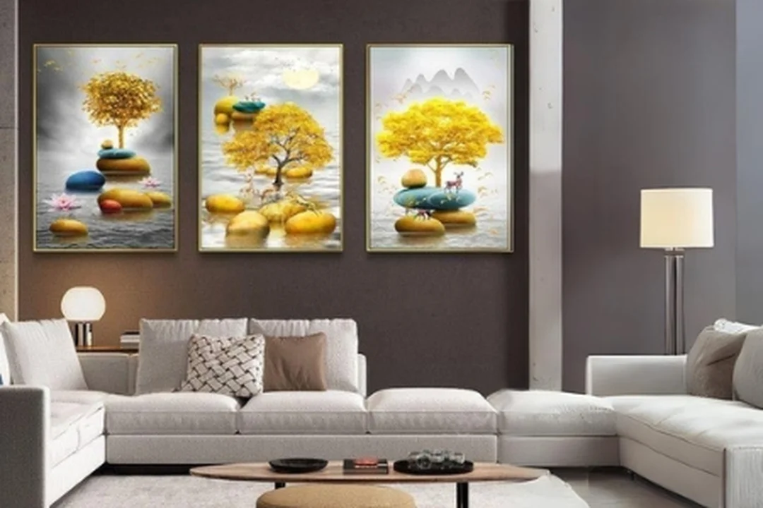 vị trí treo tranh theo phong thủy và phong cách nội thất