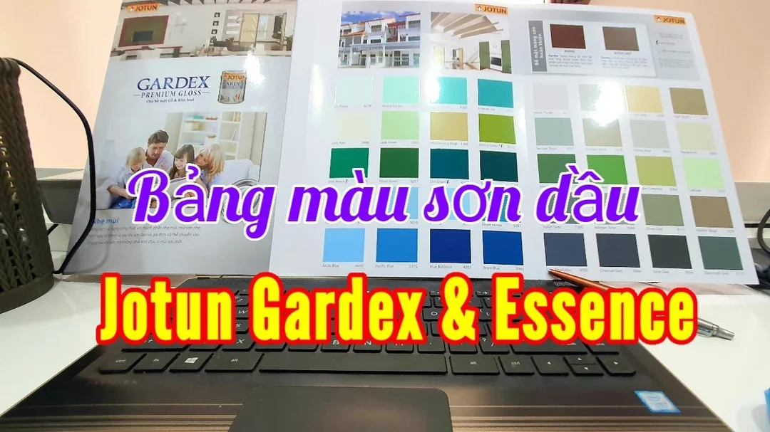 Video bảng màu sơn dầu Jotun Essence và Gardex