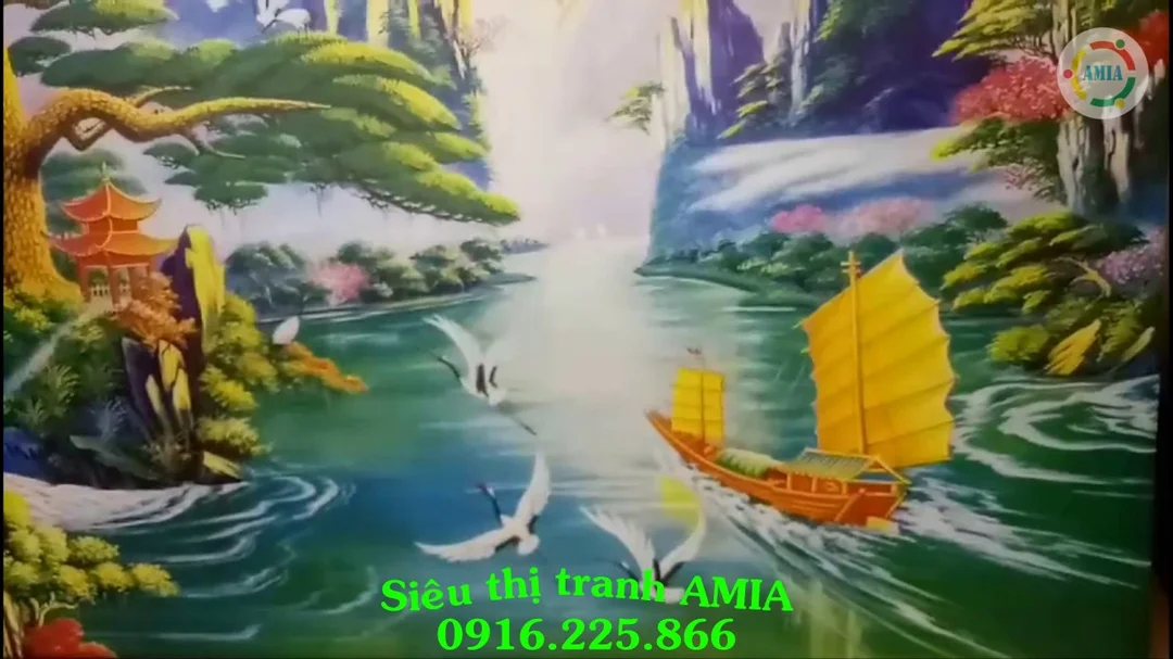 Video cách treo tranh thuận buồm xuôi gió chuẩn phong thủy