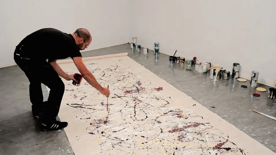 Video hướng dẫn đọc kỹ thuật Pollock trong tranh trừu tượng