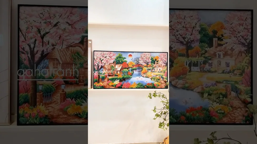 Video hướng dẫn đóng khung tranh đính đá đúng cách
