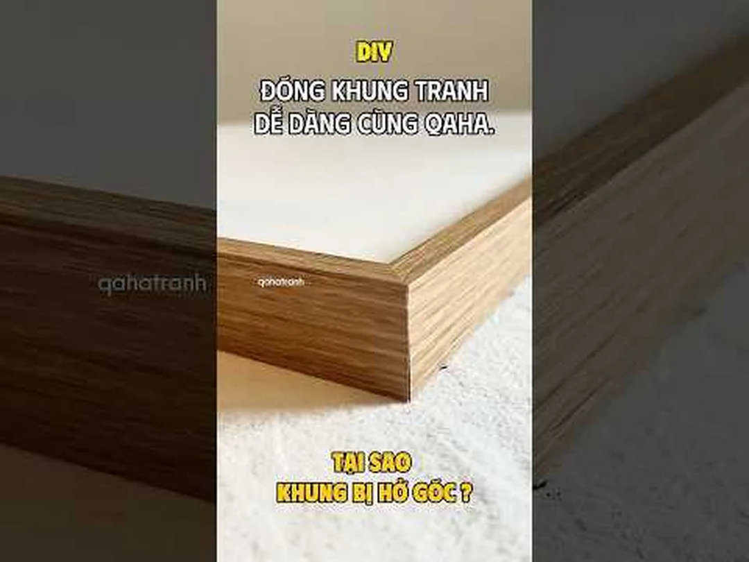 Video hướng dẫn đóng khung tranh tại nhà Video hướng dẫn đóng khung tranh tại nhà