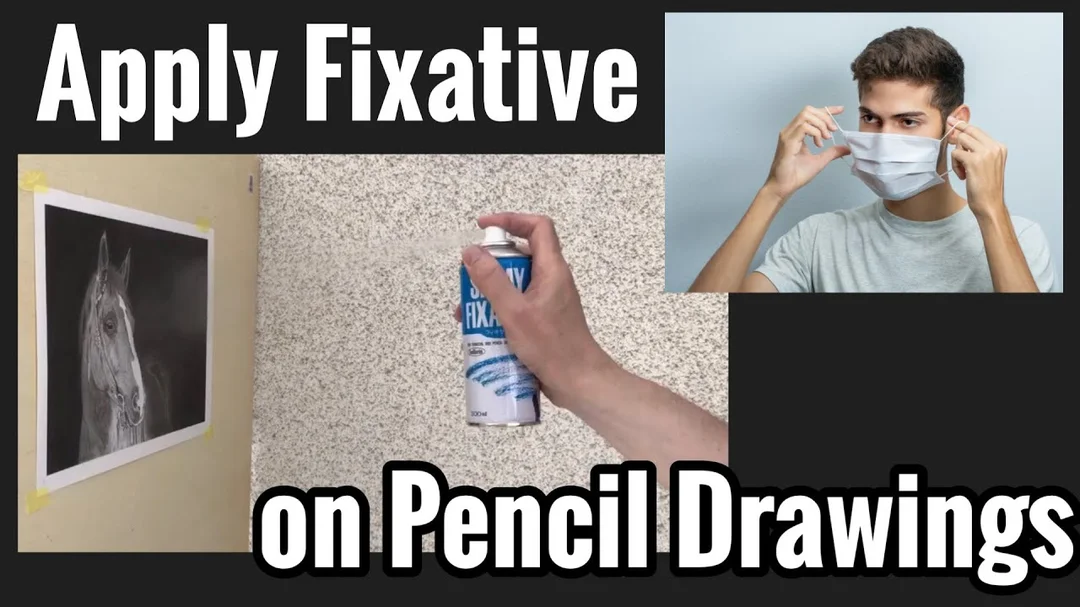Video hướng dẫn dùng fixative để bảo quản tranh vẽ chì