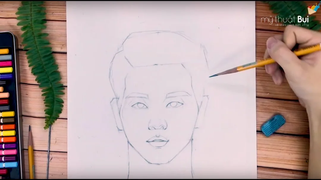 Video hướng dẫn dựng hình chân dung bằng tỷ lệ vàng