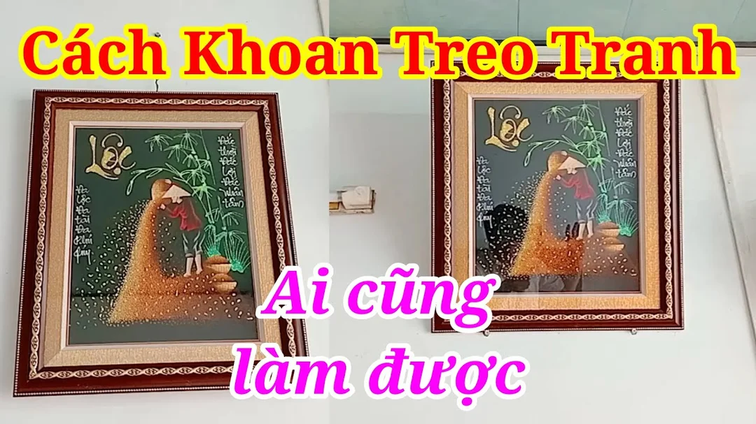 Video hướng dẫn khoan treo tranh lên tường