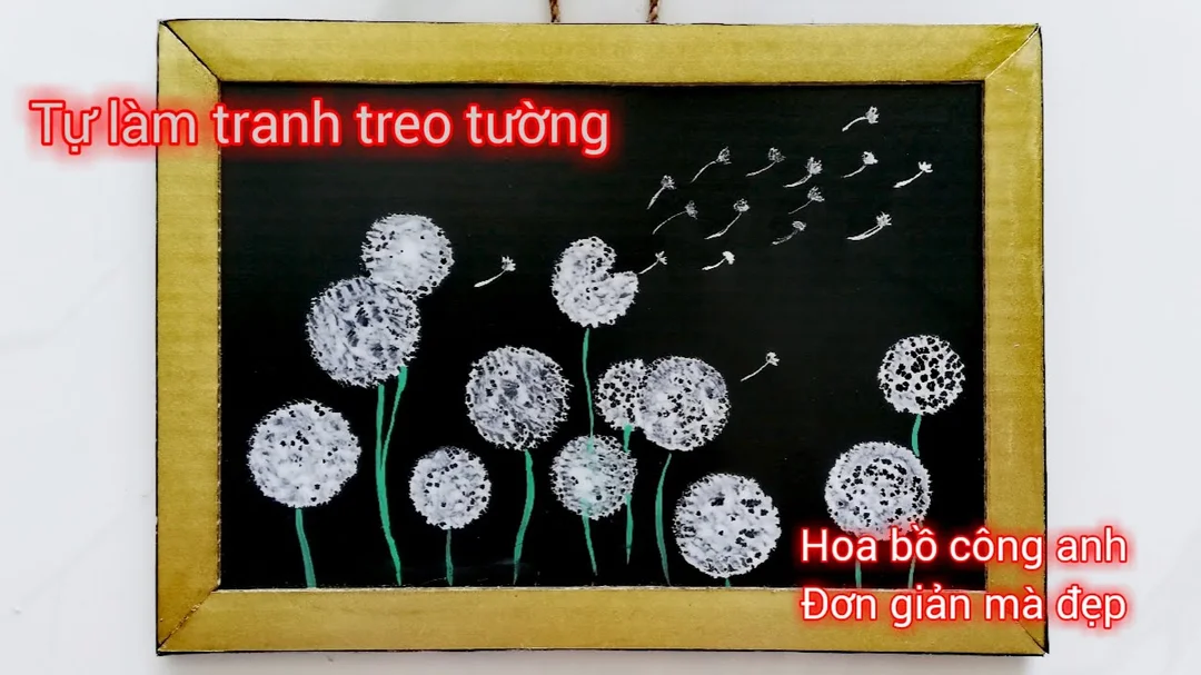Video hướng dẫn làm tranh treo tường trang trí phòng
