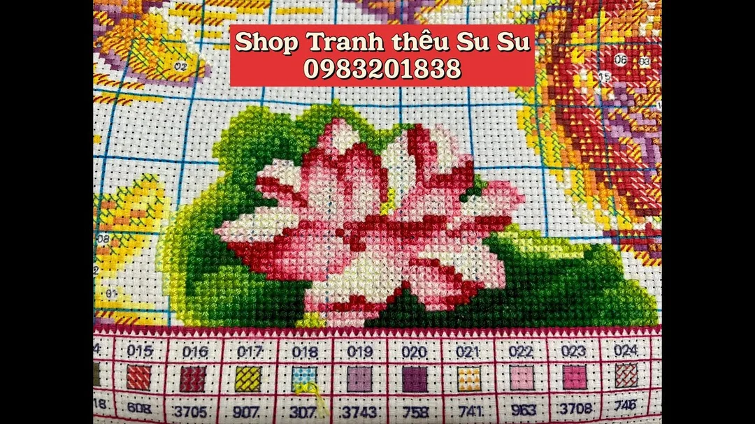 Video hướng dẫn thêu tranh chữ thập cho người mới bắt đầu