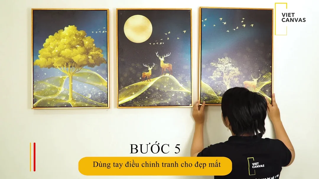 Video hướng dẫn treo tranh canvas tại nhà