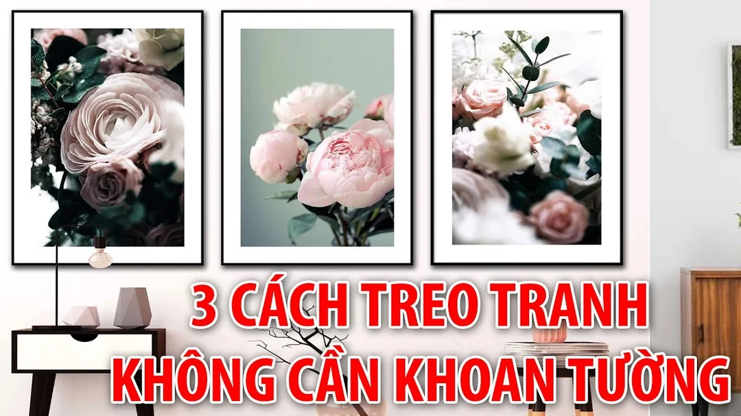 Video hướng dẫn treo tranh không cần khoan tường
