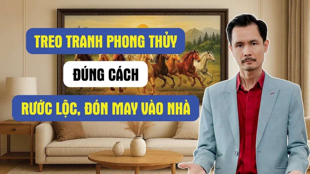 Video hướng dẫn treo tranh phong thủy đúng cách