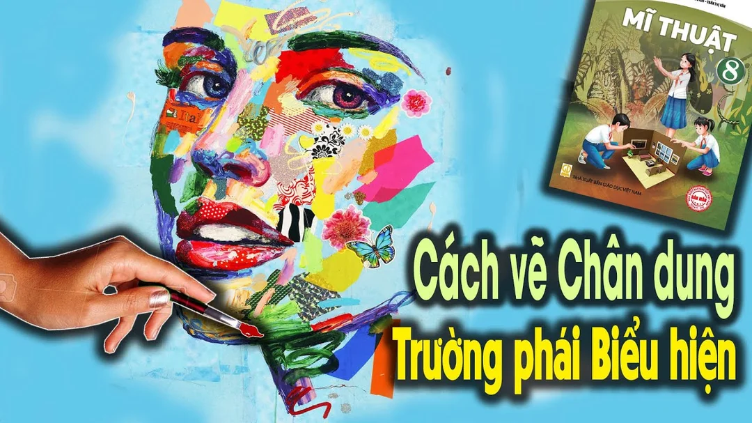 Video hướng dẫn vẽ tranh chân dung lớp 8 theo trường phái biểu hiện