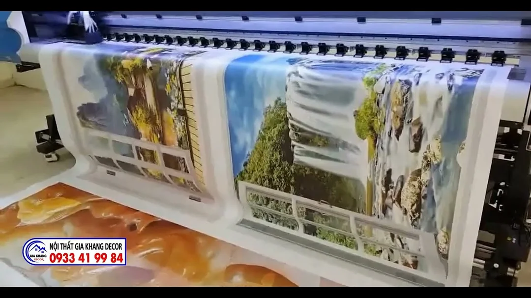 Video in UV tranh 3D cho khách Biên Hòa