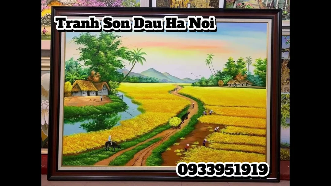 Video tham khảo tranh sơn dầu Hà Nội