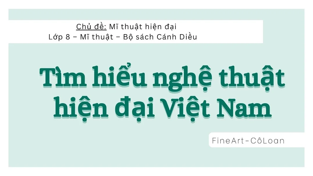Video tìm hiểu nghệ thuật hiện đại Việt Nam