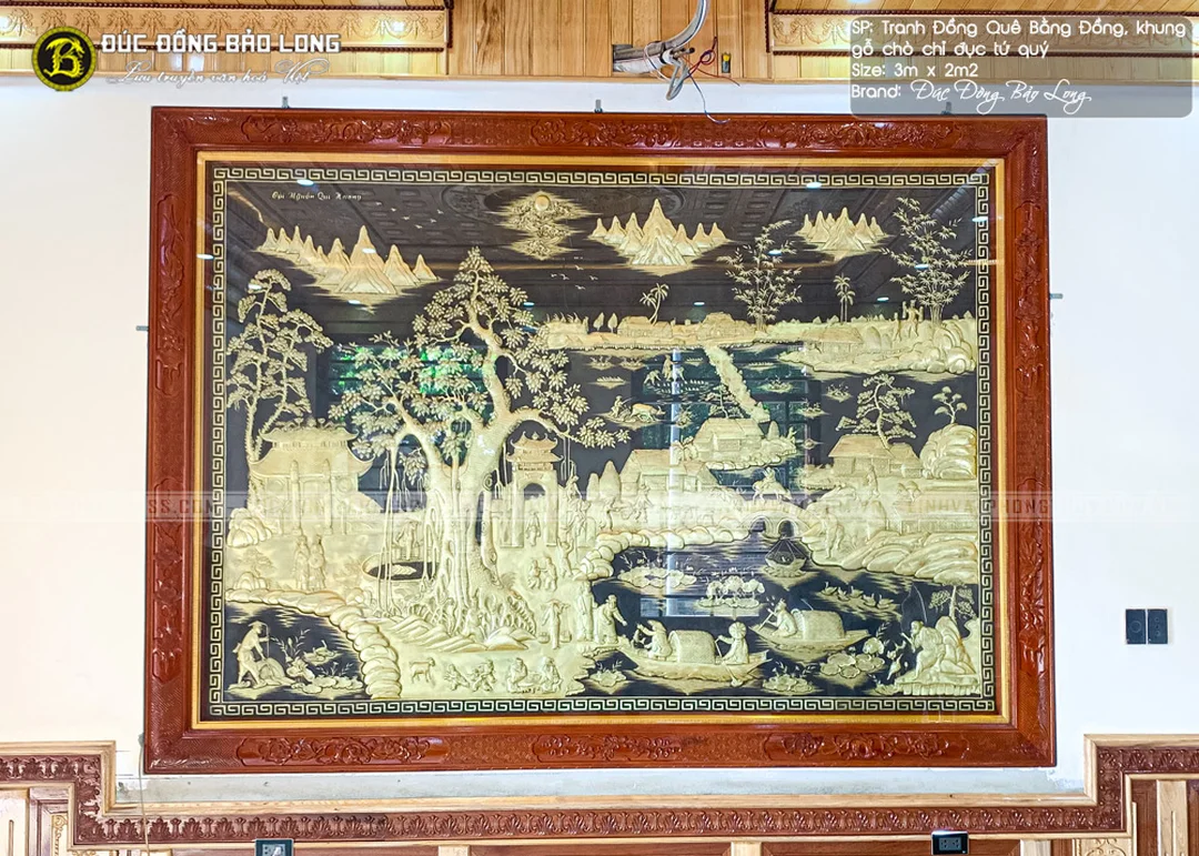 Ý nghĩa tranh đồng quê khi chọn tranh khổ lớn ý nghĩa tranh đồng quê và lỗi chọn tranh khổ lớn
