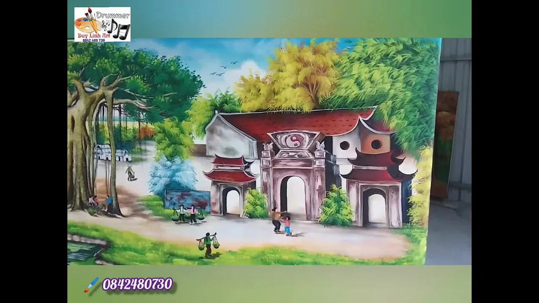 Ý nghĩa và cách treo tranh đồng quê sơn dầu